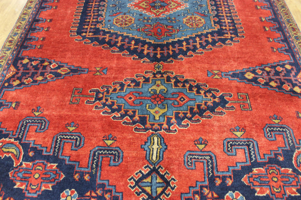 LARGE HANDMADE PERSIAN MAHAL CARPET GEOMETRIC DESIGN 280 X 180 CM