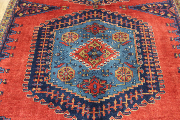 LARGE HANDMADE PERSIAN MAHAL CARPET GEOMETRIC DESIGN 280 X 180 CM
