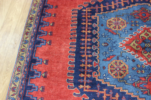 LARGE HANDMADE PERSIAN MAHAL CARPET GEOMETRIC DESIGN 280 X 180 CM