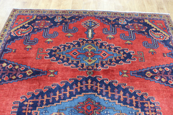 LARGE HANDMADE PERSIAN MAHAL CARPET GEOMETRIC DESIGN 280 X 180 CM