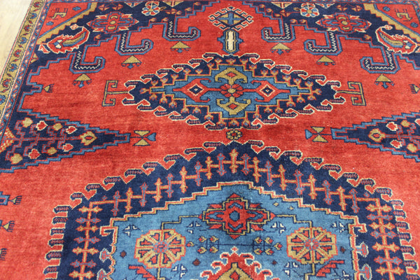 LARGE HANDMADE PERSIAN MAHAL CARPET GEOMETRIC DESIGN 280 X 180 CM