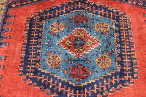 LARGE HANDMADE PERSIAN MAHAL CARPET GEOMETRIC DESIGN 280 X 180 CM