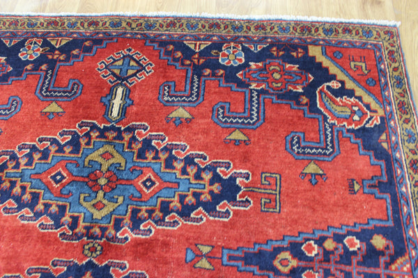 LARGE HANDMADE PERSIAN MAHAL CARPET GEOMETRIC DESIGN 280 X 180 CM