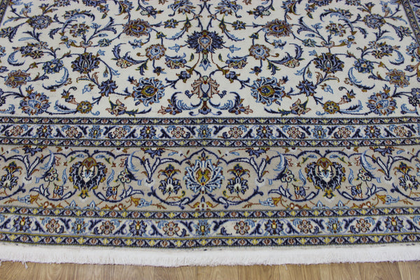 FINE HANDMADE PERSIAN KASHAN CARPET FLORAL DESIGN 385 X 295 CM