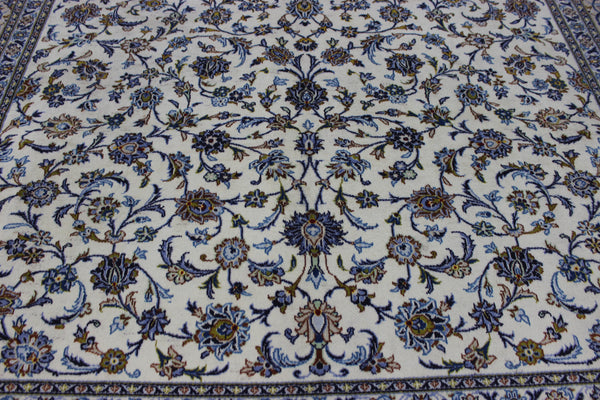 FINE HANDMADE PERSIAN KASHAN CARPET FLORAL DESIGN 385 X 295 CM