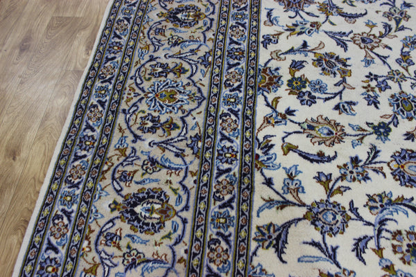 FINE HANDMADE PERSIAN KASHAN CARPET FLORAL DESIGN 385 X 295 CM