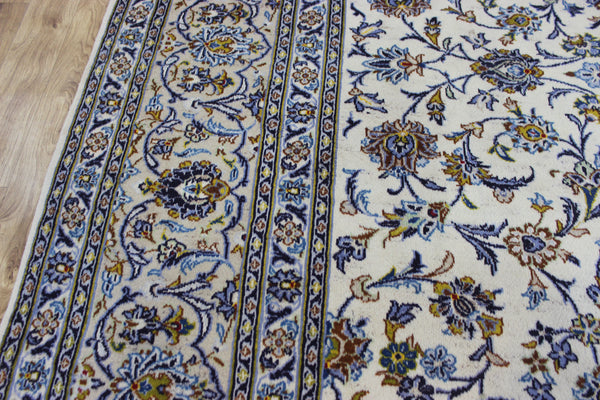 FINE HANDMADE PERSIAN KASHAN CARPET FLORAL DESIGN 385 X 295 CM