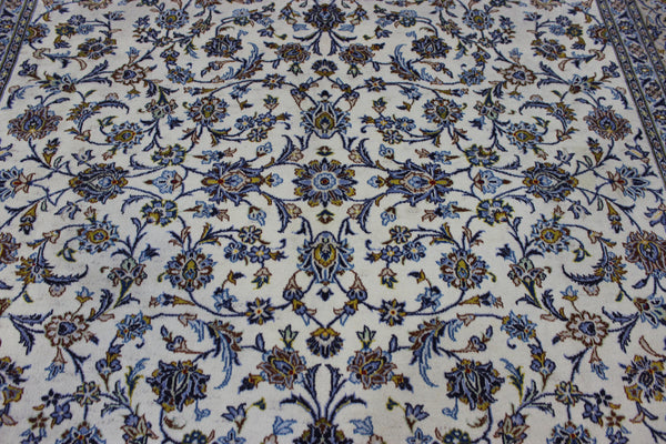 FINE HANDMADE PERSIAN KASHAN CARPET FLORAL DESIGN 385 X 295 CM
