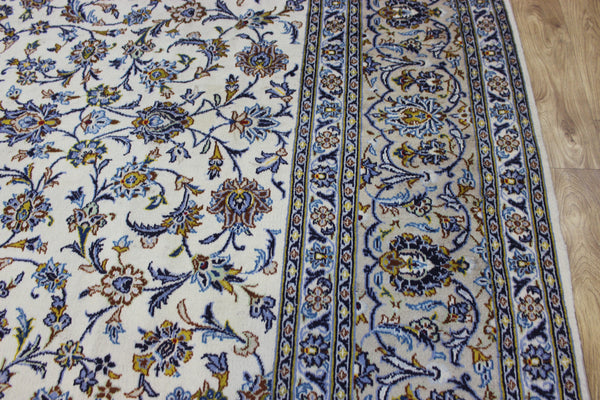 FINE HANDMADE PERSIAN KASHAN CARPET FLORAL DESIGN 385 X 295 CM