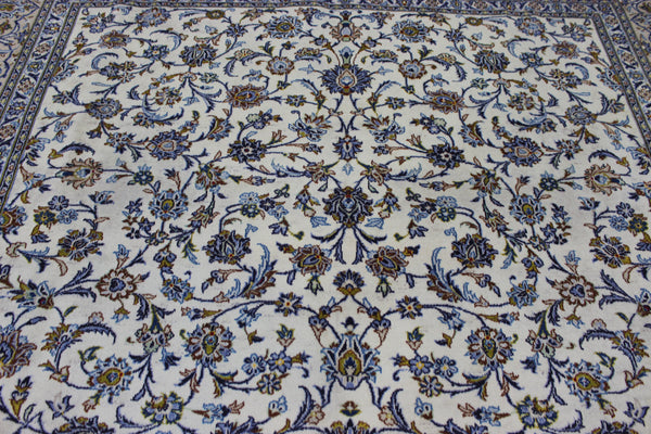FINE HANDMADE PERSIAN KASHAN CARPET FLORAL DESIGN 385 X 295 CM