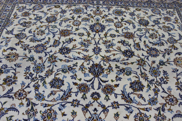 FINE HANDMADE PERSIAN KASHAN CARPET FLORAL DESIGN 385 X 295 CM
