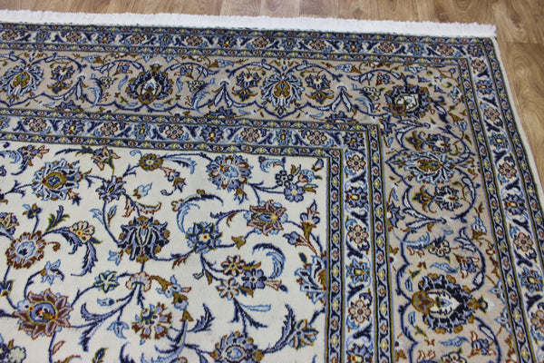 FINE HANDMADE PERSIAN KASHAN CARPET FLORAL DESIGN 385 X 295 CM