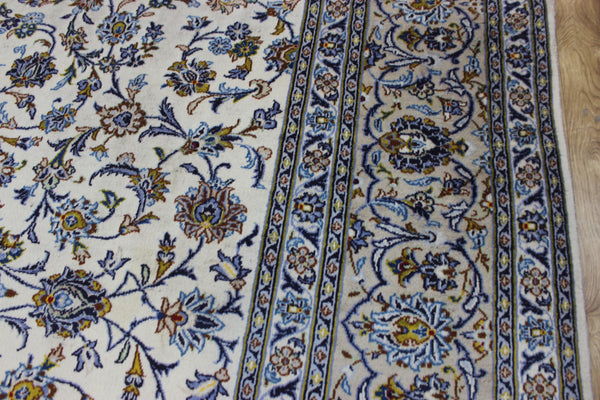 FINE HANDMADE PERSIAN KASHAN CARPET FLORAL DESIGN 385 X 295 CM