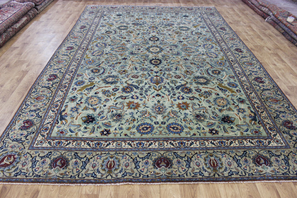 ANTIQUE PERSIAN KASHAN CARPET OF GARDEN DESIGN 385 X 250 CM