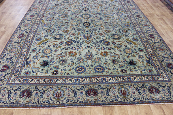 ANTIQUE PERSIAN KASHAN CARPET OF GARDEN DESIGN 385 X 250 CM