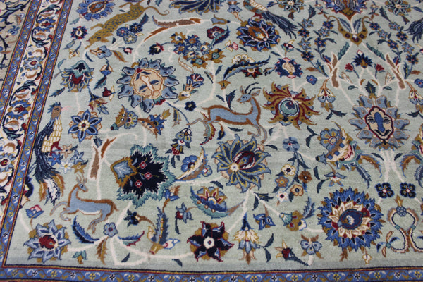ANTIQUE PERSIAN KASHAN CARPET OF GARDEN DESIGN 385 X 250 CM