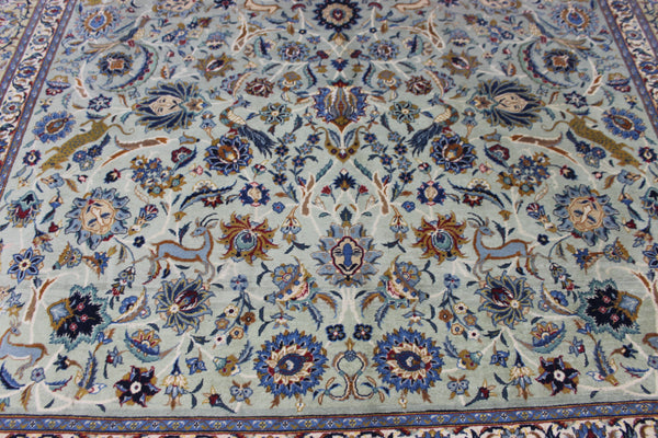 ANTIQUE PERSIAN KASHAN CARPET OF GARDEN DESIGN 385 X 250 CM