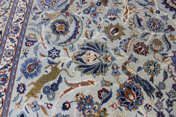 ANTIQUE PERSIAN KASHAN CARPET OF GARDEN DESIGN 385 X 250 CM