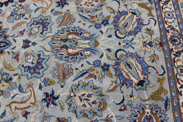 ANTIQUE PERSIAN KASHAN CARPET OF GARDEN DESIGN 385 X 250 CM