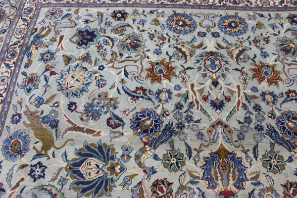 ANTIQUE PERSIAN KASHAN CARPET OF GARDEN DESIGN 385 X 250 CM