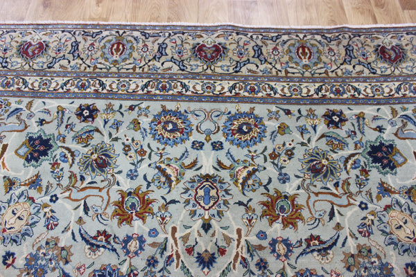 ANTIQUE PERSIAN KASHAN CARPET OF GARDEN DESIGN 385 X 250 CM