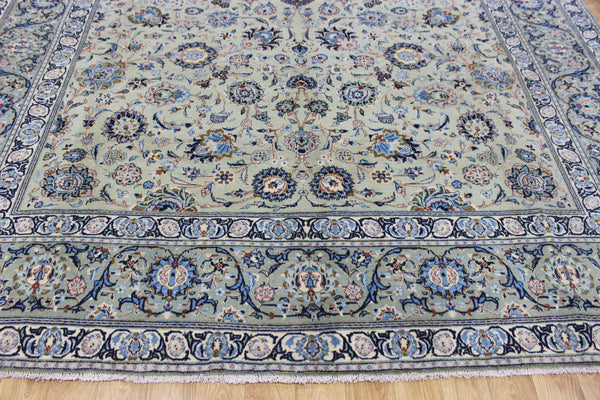 FINE HANDMADE PERSIA KASHAN CARPET OF FLORAL DESIGN 400 X 295 CM