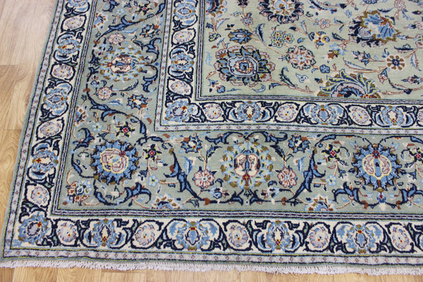 FINE HANDMADE PERSIA KASHAN CARPET OF FLORAL DESIGN 400 X 295 CM