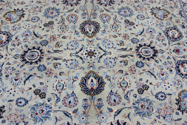 FINE HANDMADE PERSIA KASHAN CARPET OF FLORAL DESIGN 400 X 295 CM