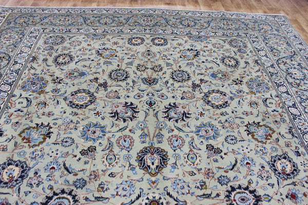 FINE HANDMADE PERSIA KASHAN CARPET OF FLORAL DESIGN 400 X 295 CM