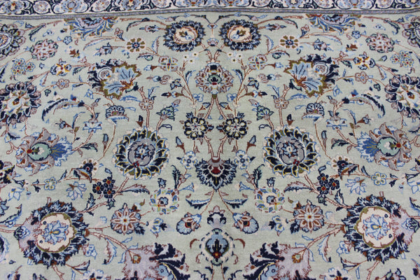 FINE HANDMADE PERSIA KASHAN CARPET OF FLORAL DESIGN 400 X 295 CM