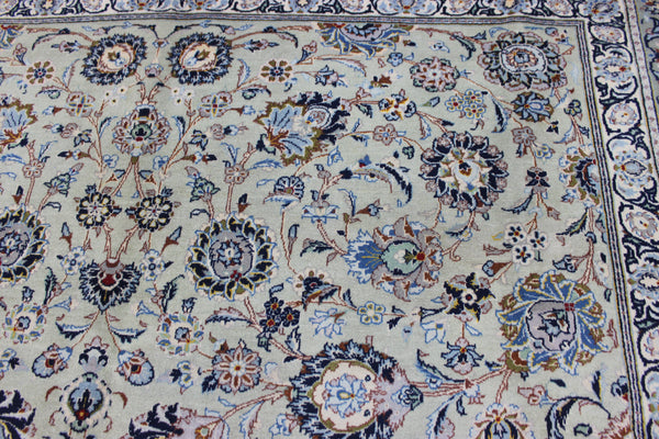 FINE HANDMADE PERSIA KASHAN CARPET OF FLORAL DESIGN 400 X 295 CM