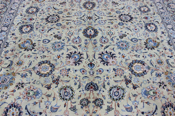 FINE HANDMADE PERSIA KASHAN CARPET OF FLORAL DESIGN 400 X 295 CM