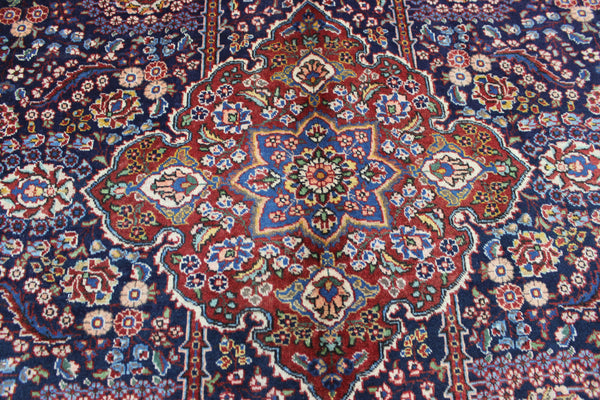 OLD PERSIAN TABRIZ CARPET FLORAL DESIGN IN NATURAL DYES 385 X 285 CM