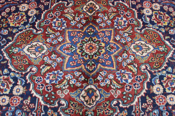 OLD PERSIAN TABRIZ CARPET FLORAL DESIGN IN NATURAL DYES 385 X 285 CM