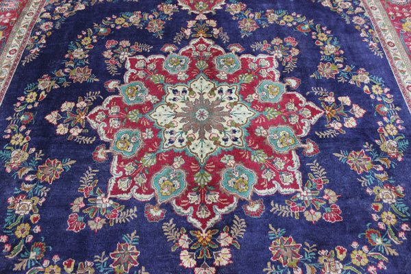 OLD HANDMADE PERSIAN TABRIZ WOOL CARPET 385 X 290 CM