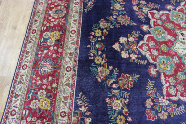 OLD HANDMADE PERSIAN TABRIZ WOOL CARPET 385 X 290 CM