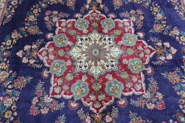 OLD HANDMADE PERSIAN TABRIZ WOOL CARPET 385 X 290 CM