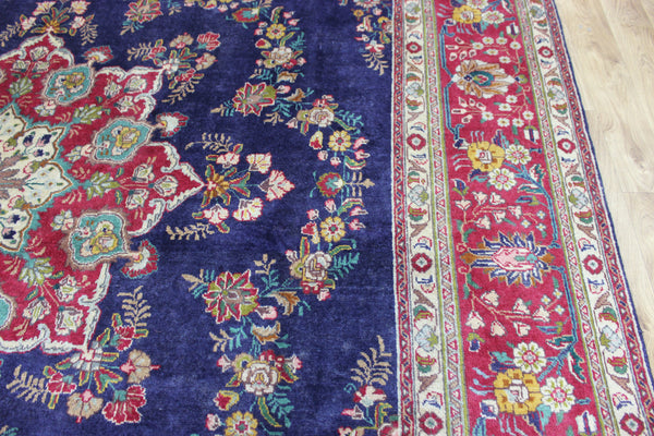 OLD HANDMADE PERSIAN TABRIZ WOOL CARPET 385 X 290 CM