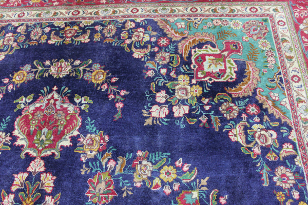 OLD HANDMADE PERSIAN TABRIZ WOOL CARPET 385 X 290 CM