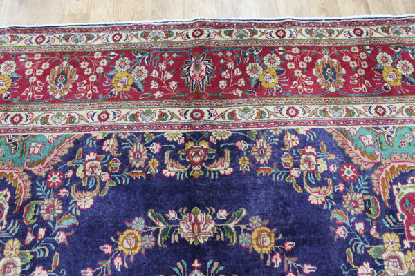 OLD HANDMADE PERSIAN TABRIZ WOOL CARPET 385 X 290 CM