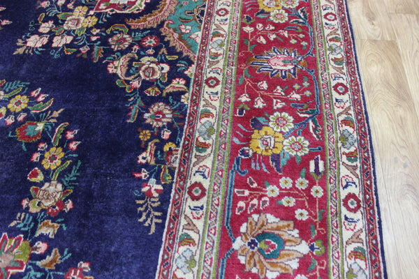 OLD HANDMADE PERSIAN TABRIZ WOOL CARPET 385 X 290 CM