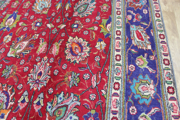 LARGE PERSIAN TABRIZ CARPET FLORAL DESIGN 385 X 290 CM