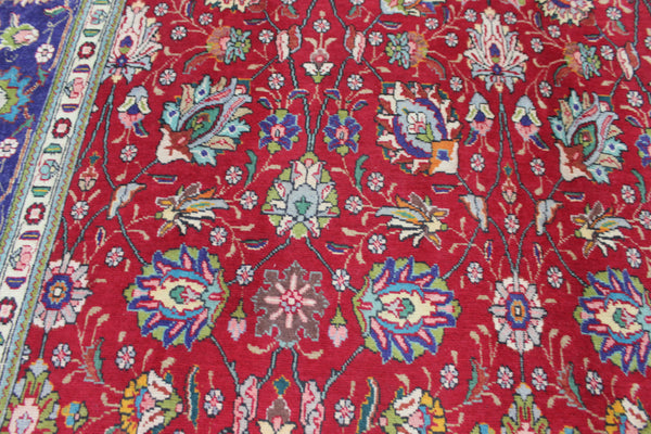 LARGE PERSIAN TABRIZ CARPET FLORAL DESIGN 385 X 290 CM