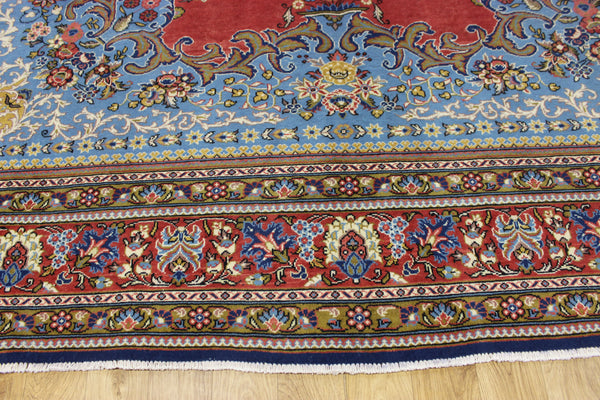 LARGE HANDMADE PERSIAN MAHAL CARPET OF TRADITIONAL FLORAL DESIGN 390 X 315 CM
