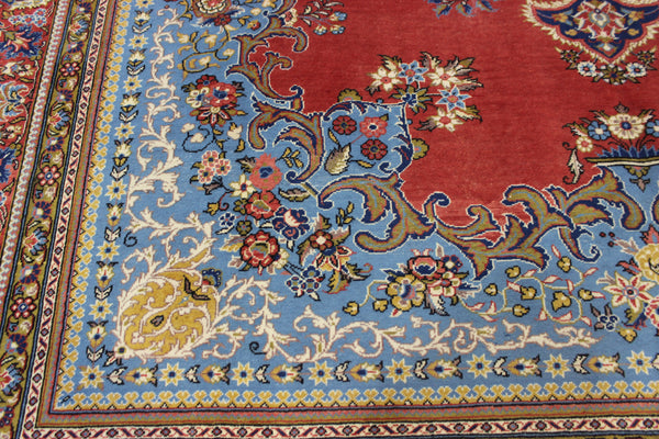 LARGE HANDMADE PERSIAN MAHAL CARPET OF TRADITIONAL FLORAL DESIGN 390 X 315 CM