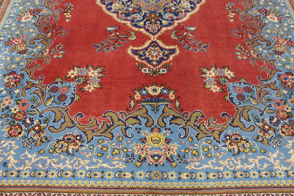 LARGE HANDMADE PERSIAN MAHAL CARPET OF TRADITIONAL FLORAL DESIGN 390 X 315 CM