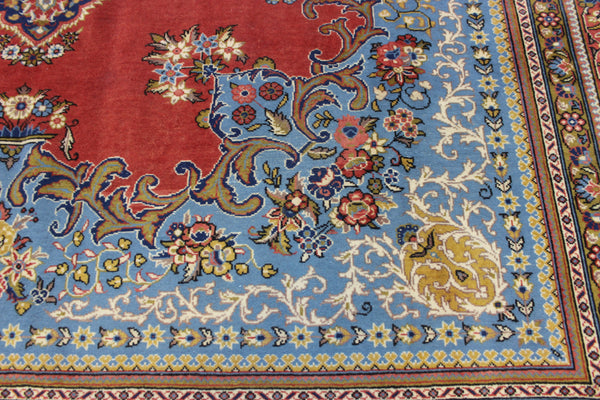 LARGE HANDMADE PERSIAN MAHAL CARPET OF TRADITIONAL FLORAL DESIGN 390 X 315 CM
