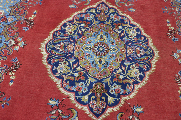 LARGE HANDMADE PERSIAN MAHAL CARPET OF TRADITIONAL FLORAL DESIGN 390 X 315 CM