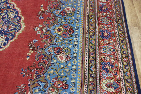 LARGE HANDMADE PERSIAN MAHAL CARPET OF TRADITIONAL FLORAL DESIGN 390 X 315 CM