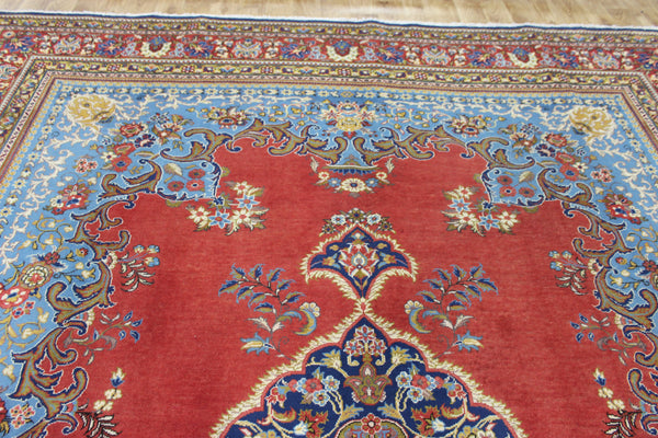 LARGE HANDMADE PERSIAN MAHAL CARPET OF TRADITIONAL FLORAL DESIGN 390 X 315 CM